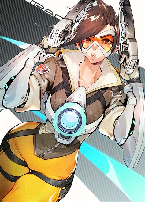 Tracer Overwatch And More Drawn By Sapysha Danbooru