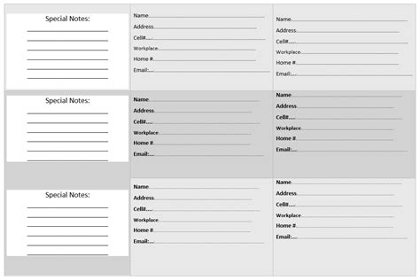 20+ Free Address Book Templates in MS Word Format - One Click Download