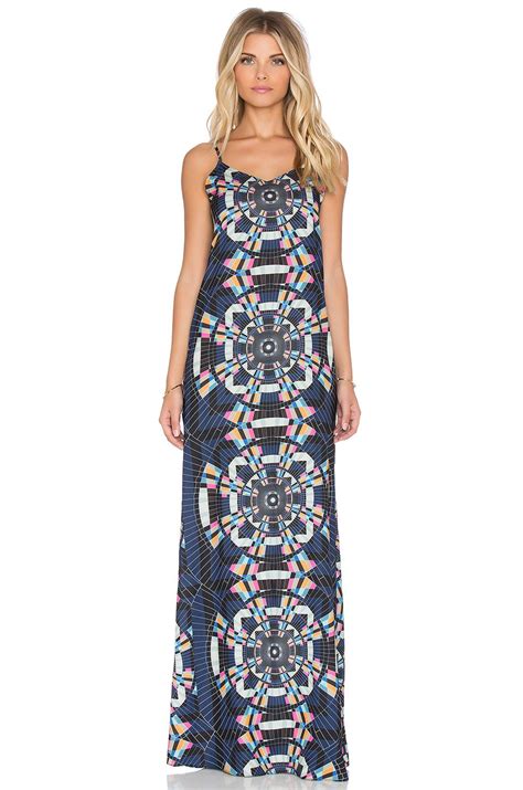 Mara Hoffman Tank Maxi Dress In Tesselate Navy From REVOLVEclothing Com Maxi Tank Dress Maxi