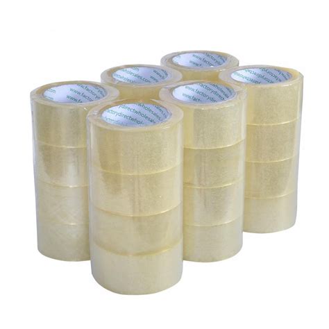 24 Rolls Box Carton Sealing Packing Packaging Tape 2x110 Yards 330