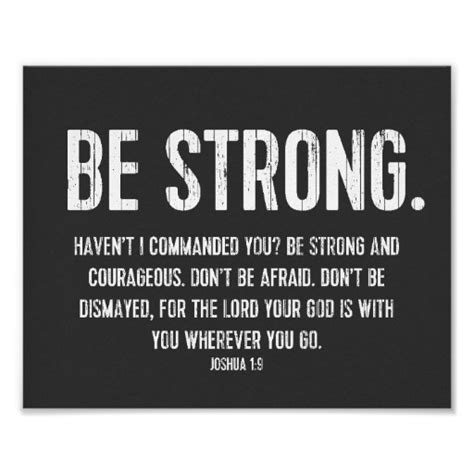Be Strong Bible Quotes Quotesgram