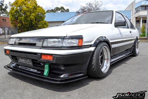 The name ae86 derives from toyota's internal code during the car's development, designating the 1600 cc rwd model from the fifth generation of the corolla. TOYOTA AE86 ZENKI LEVIN JDM STYLE FRONT LIP SPLITTER ...