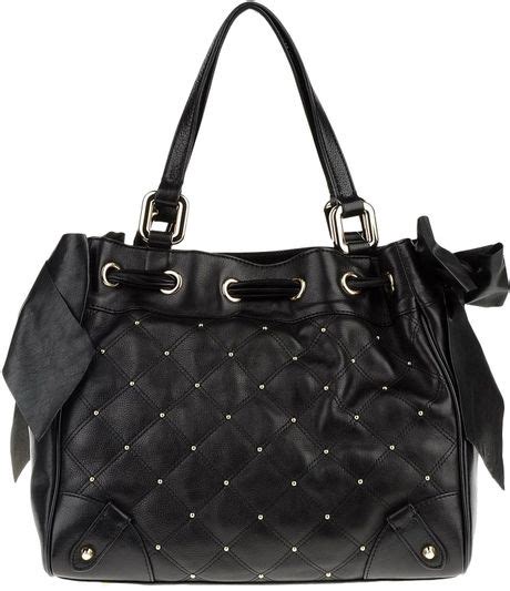 Juicy Couture Large Leather Bag In Black Lyst