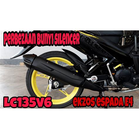Yamaha 135 lc super sport. READYSTOCK ESPADA EXHAUST LC135 / LC 135 V1 - V6 / Y15 V1 ...