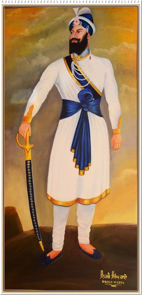 Guru Gobind Singh Ji Oil Painting Guru Gobind Singh Guru Nanak Ji Singh