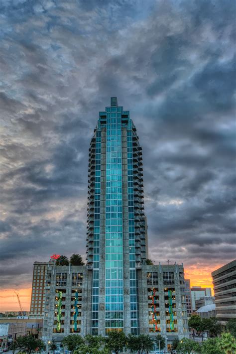 Tampa Skyline And Sky And Element Tampa Matthew Paulson Photography