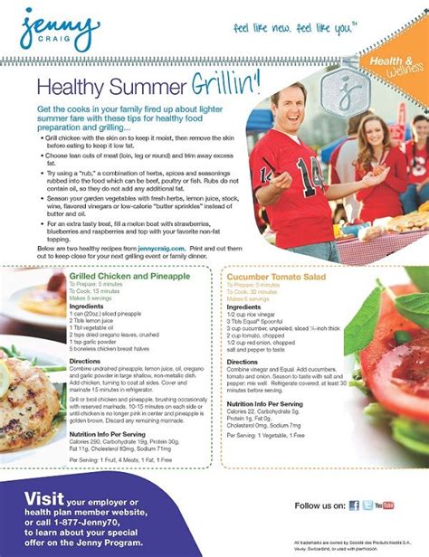 Healthy Grilling Tips From Jenny Craig Healthy Grilling Jenny Craig