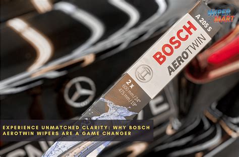 Experience Unmatched Clarity: Why BOSCH Aerotwin Wipers Are a Game