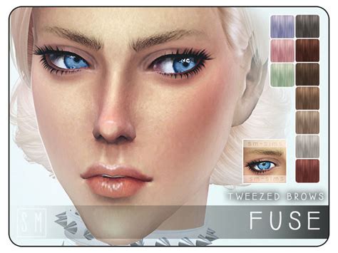 Fuse Tweezed Brows By Screaming Mustard At Tsr Sims 4