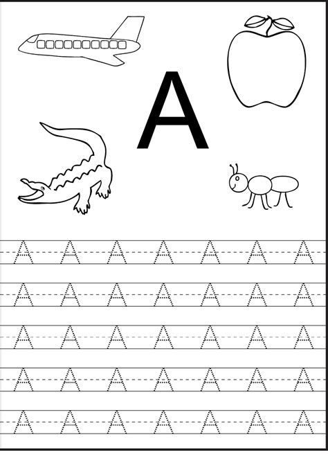 Tracing Letter I Worksheets For Kindergarten