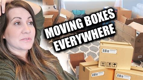 Another Day Packing Packing Boxes To Move Into A New House Packing