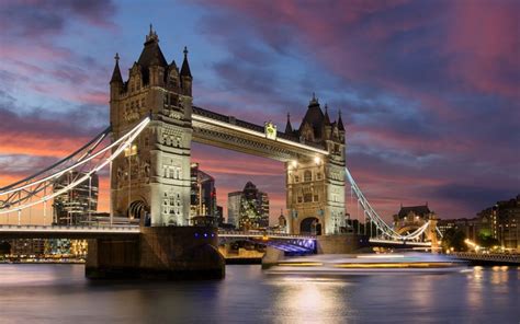 2880x1800 London Night Bridge Tower Bridge Wallpaper