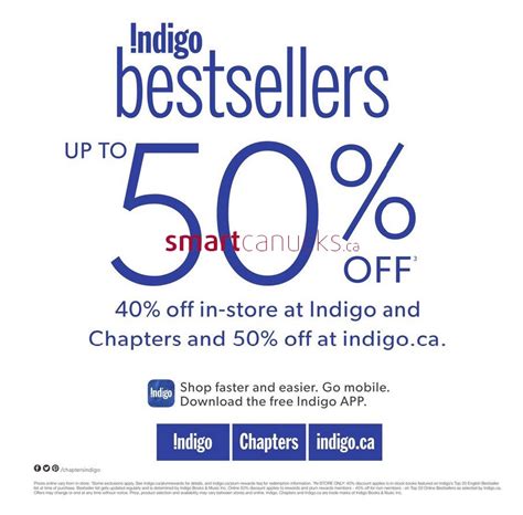 Chapters Indigo Flyer January 16 To 20