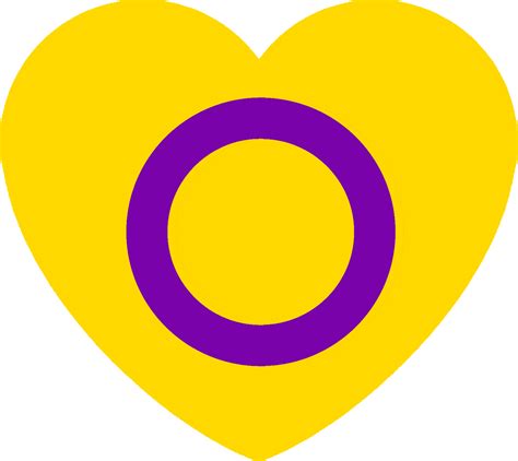 Download Yellow Heart With Purple Circle