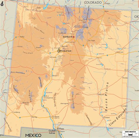 Map Of New Mexico Toursmaps Hot Sex Picture