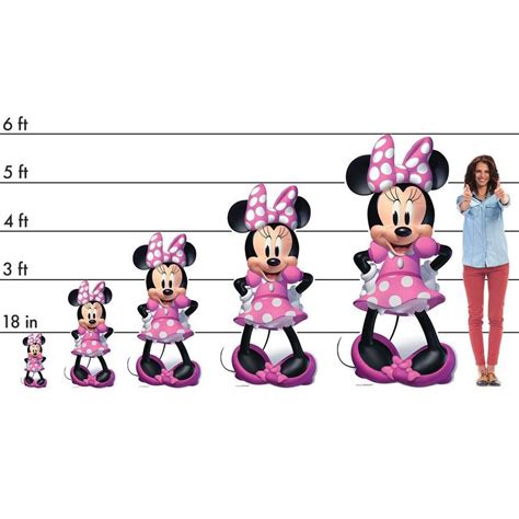 Minnie Mouse Forever Life Size Cardboard Cutout 6ft Party City