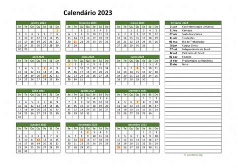 Calendario 2023 Com Feriados No Brasil Imprimir E Baixar Calendario
