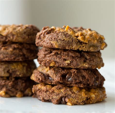 double chocolate peanut butter cup cookies vegan recipe