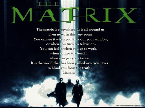 The screen fills with green, cascading code which gives way to the title, the matrix (1999). Neo Matrix Quotes. QuotesGram