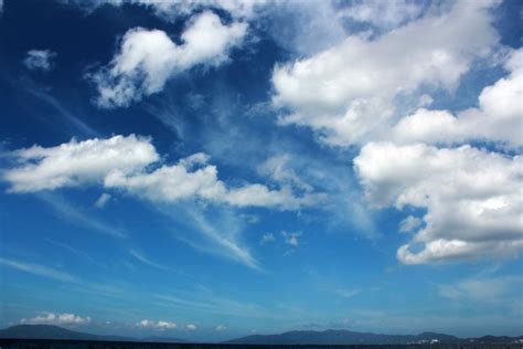 Cloudy Blue Sky Free Stock Photo Public Domain Pictures