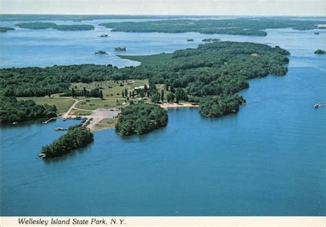 Wellesley Island State Park Fineview NY Postcard