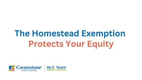 The Homestead Exemption Protects Your Equity Youtube