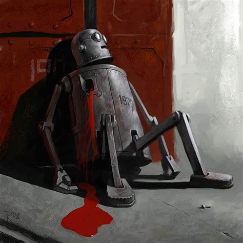 Robot Is Dead By Waldemar Kazak On Deviantart