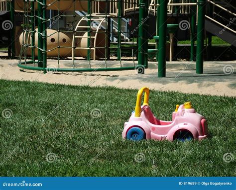Toy Car On Playground Stock Image Image Of Children Childhood 819689