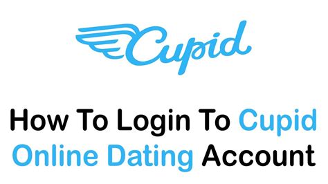 How To Login Cupid Dating Site Account Cupid Sign In Youtube