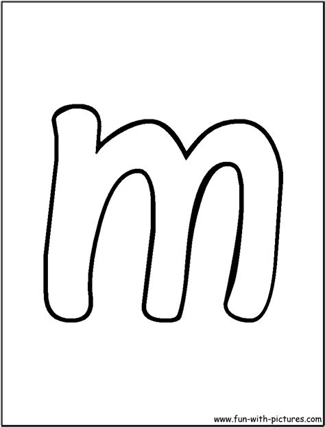 Bubble Letters Lowercase M Formal Letters