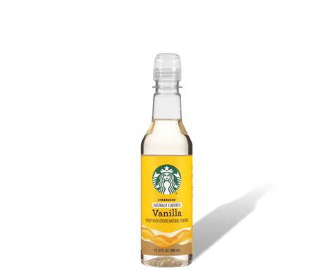 Flavored Vanilla Syrup For Coffee Starbucks Coffee At Home