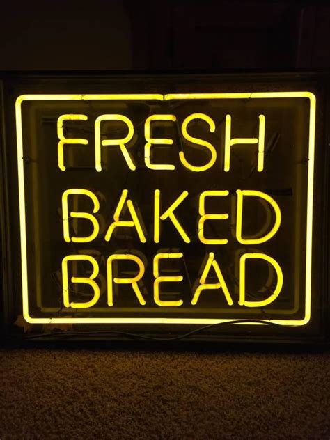custom fresh baked bread neon sign tube neon light custom neon signs