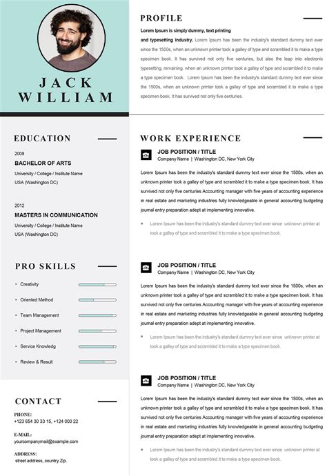 Use the tips laid out in this article to customize an infographic resume template in word or psd format. Creative Infographic Resume Template - Resume Templates ...