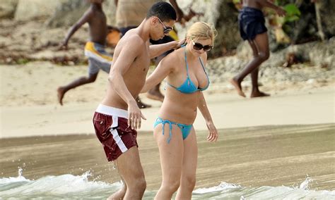 Manchester Uniteds Chris Smalling Is Pictured In Barbados With His Girlfriend Sam Cooke Daily