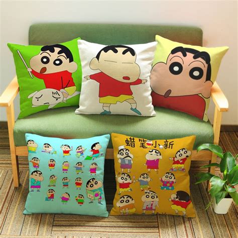 creative cartoon crayon small new linen pillow hotel home sofa cushion car office cute ts