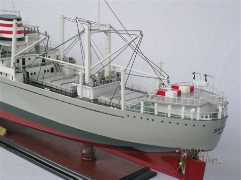 Ms Skaubo Handcrafted Cargo Ship Model Scale 1178 Quality Model Ships