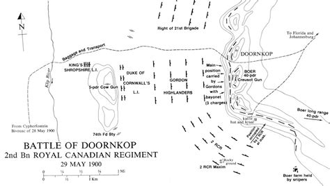 Warmuseumca South African War Maps Map Of The Battle Of Doornkop