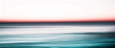 Download Wallpaper 2560x1080 Seascape Long Exposure Blur Dual Wide