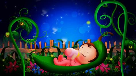 Cute Babies Cartoon Sleeping On Stock Footage Video 100 Royalty Free
