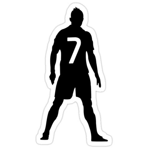 Cristiano Ronaldo Cr7 Soccer Stickers By Racooon Redbubble