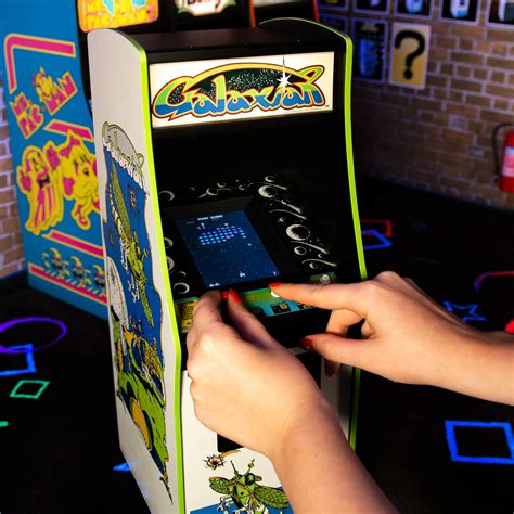 Buy Quarter Arcades Official Galaxian Sized Inches Tall Mini Arcade Cabinet By Numskull