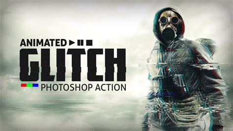 Animated Glitch Photoshop Action How To Use Youtube