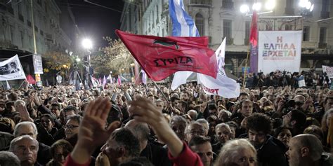 Massive Crowd For Syrizas Final Rally Ahead Of Greek Elections Huffpost