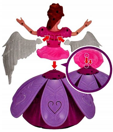 Little Finger Princess Dancing Doll And Rotating Angel Girl Flashing
