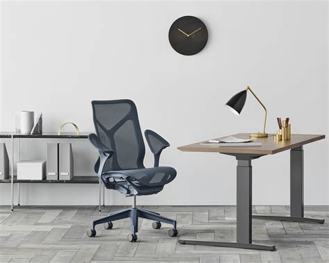 Herman miller aeron chair, size b, all features, fully adjustable arms, tilt limiter and seat angle, adjustable lumbar support. Herman Miller Unveils Their New Office Chair - The Cosm - Guru