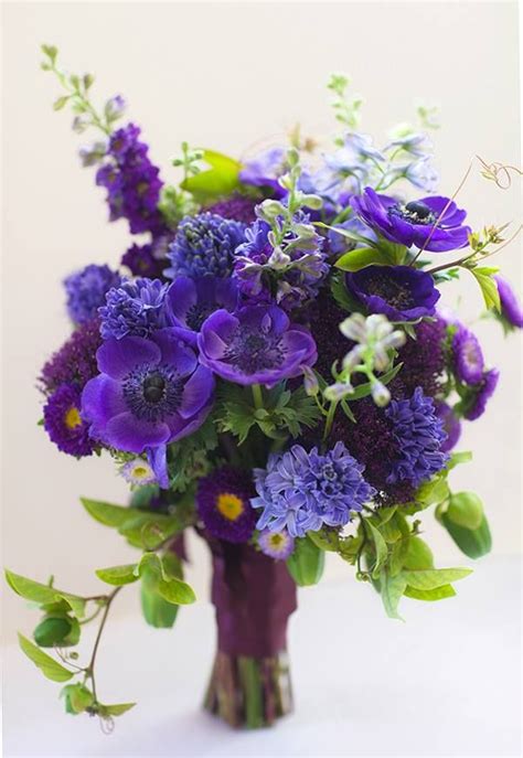 Wedding Wednesday Purple Flowers Flirty Fleurs The Florist Blog