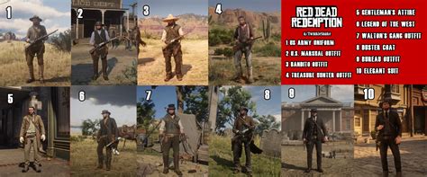 Nov 13, 2019 · find all chapter 6 storyline missions available in red dead redemption 2 (rdr2) in this comprehensive list! 10 RDR1 Outfits Recreated in RDR2 : reddeadredemption