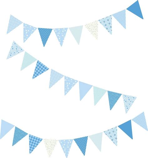 Blue Bunting Paper Doily Crafts Flag Crafts Bird Wall Decals