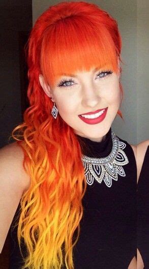 592 Best Fire Red Orange Ombre Hair Images On Pinterest