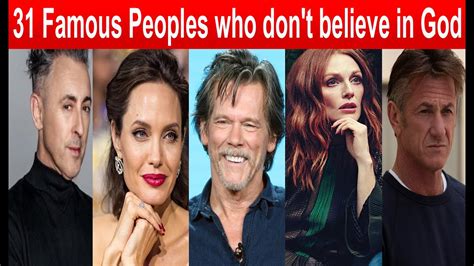 31 Famous Peoples Who Dont Believe In God Youtube